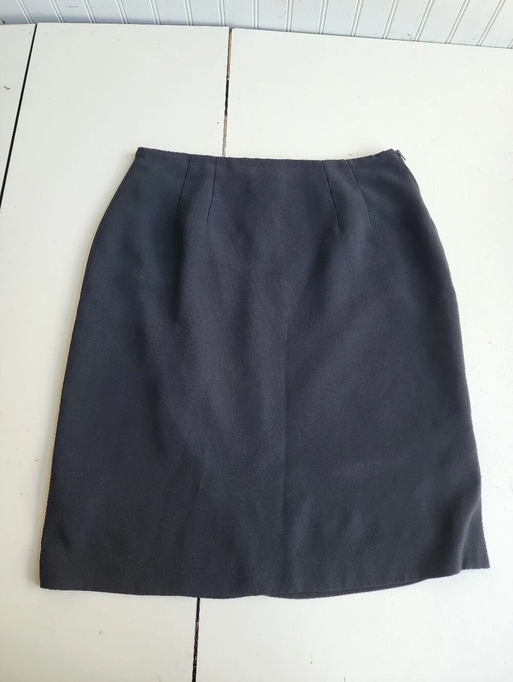 Preston & York Womens Black Pencil Skirt Lined Business Professional Sz 8